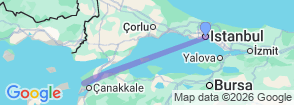 Tour route map