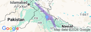 Tour route map