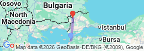 Tour route map