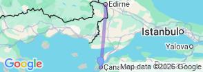 Tour route map