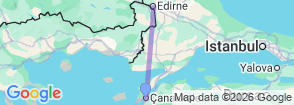 Tour route map