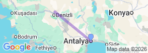 Tour route map