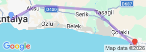 Tour route map