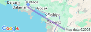 Tour route map