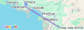 Tour route map
