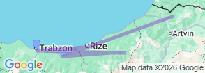 Tour route map