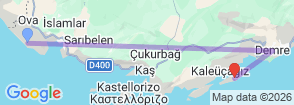 Tour route map