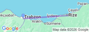 Tour route map