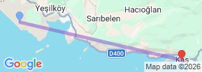 Tour route map