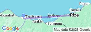 Tour route map
