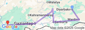 Tour route map