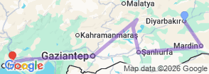 Tour route map