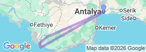 Tour route map