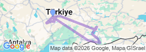 Tour route map
