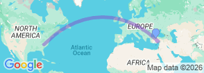 Tour route map
