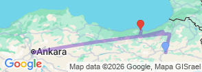 Tour route map