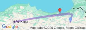Tour route map
