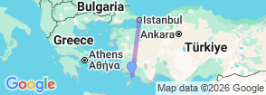 Tour route map