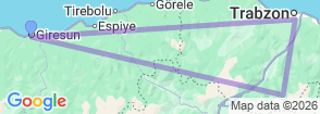Tour route map