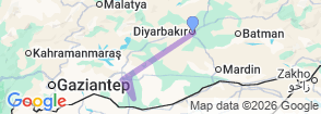 Tour route map