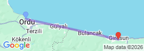 Tour route map
