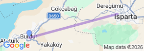 Tour route map