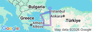 Tour route map