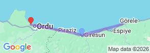 Tour route map