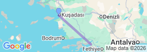 Tour route map