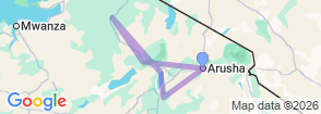 Tour route map