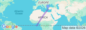 Tour route map