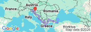 Tour route map