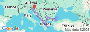 Tour route map