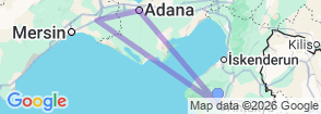 Tour route map