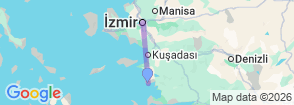 Tour route map