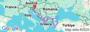 Tour route map