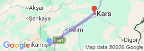 Tour route map