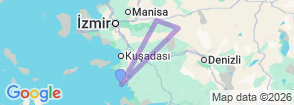 Tour route map