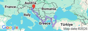 Tour route map
