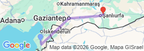 Tour route map