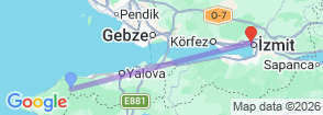 Tour route map