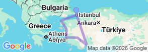 Tour route map