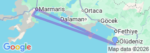 Tour route map