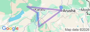 Tour route map