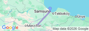 Tour route map
