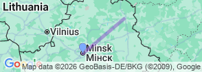 Tour route map