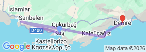 Tour route map