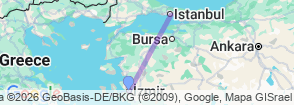 Tour route map