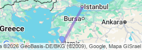 Tour route map
