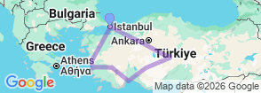 Tour route map